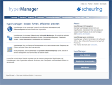 Tablet Screenshot of hypermanager.ch